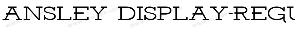 Ansley Display-Regular字体转换